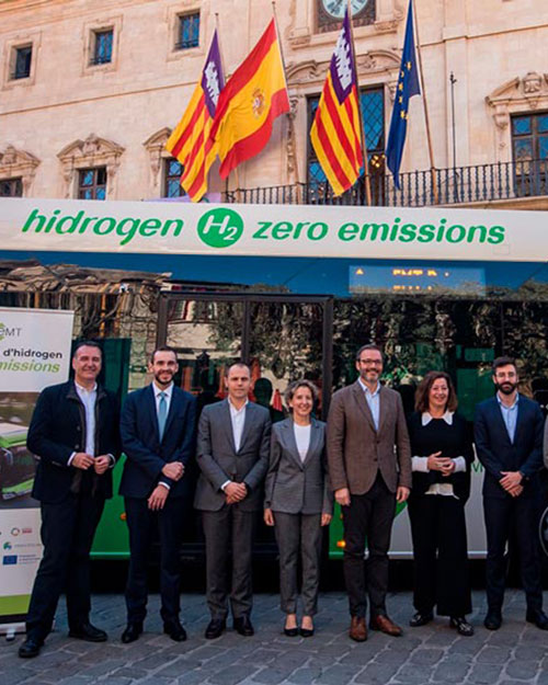 bus de hidrógeno en Mallorca